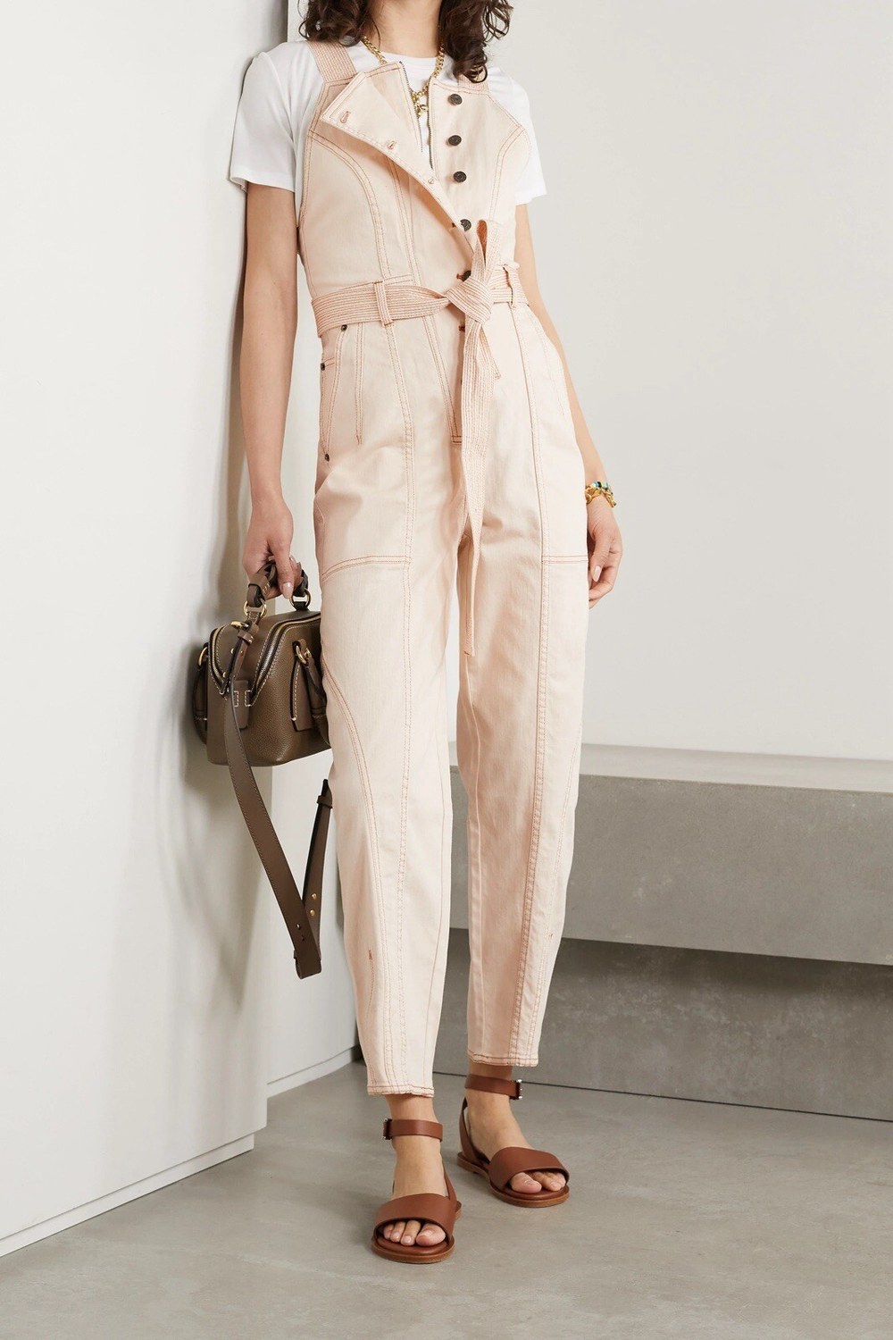 Archer Denim Jumpsuit de Ulla Johnson