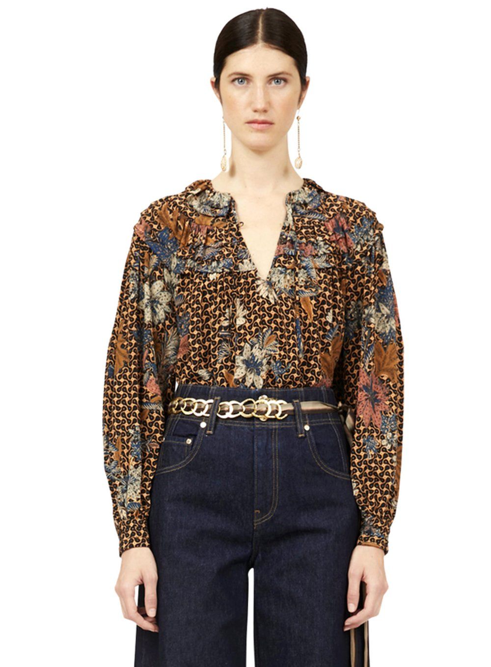 Aria Blouse Gerbera — Ulla Johnson