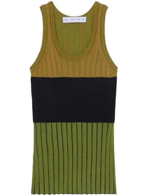 Parker Ribbed-Knit Tank Top, Proenza Schouler White Label
