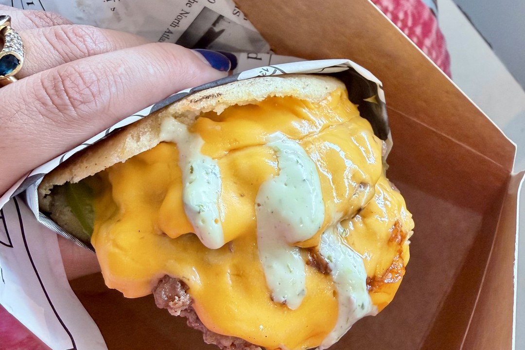 Burger de Wagmi en el pop-up