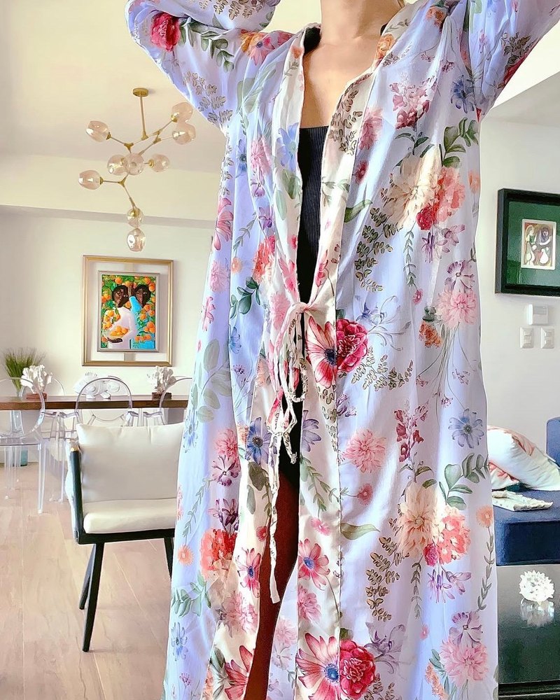 Lila Fleur Kimono de Kibys