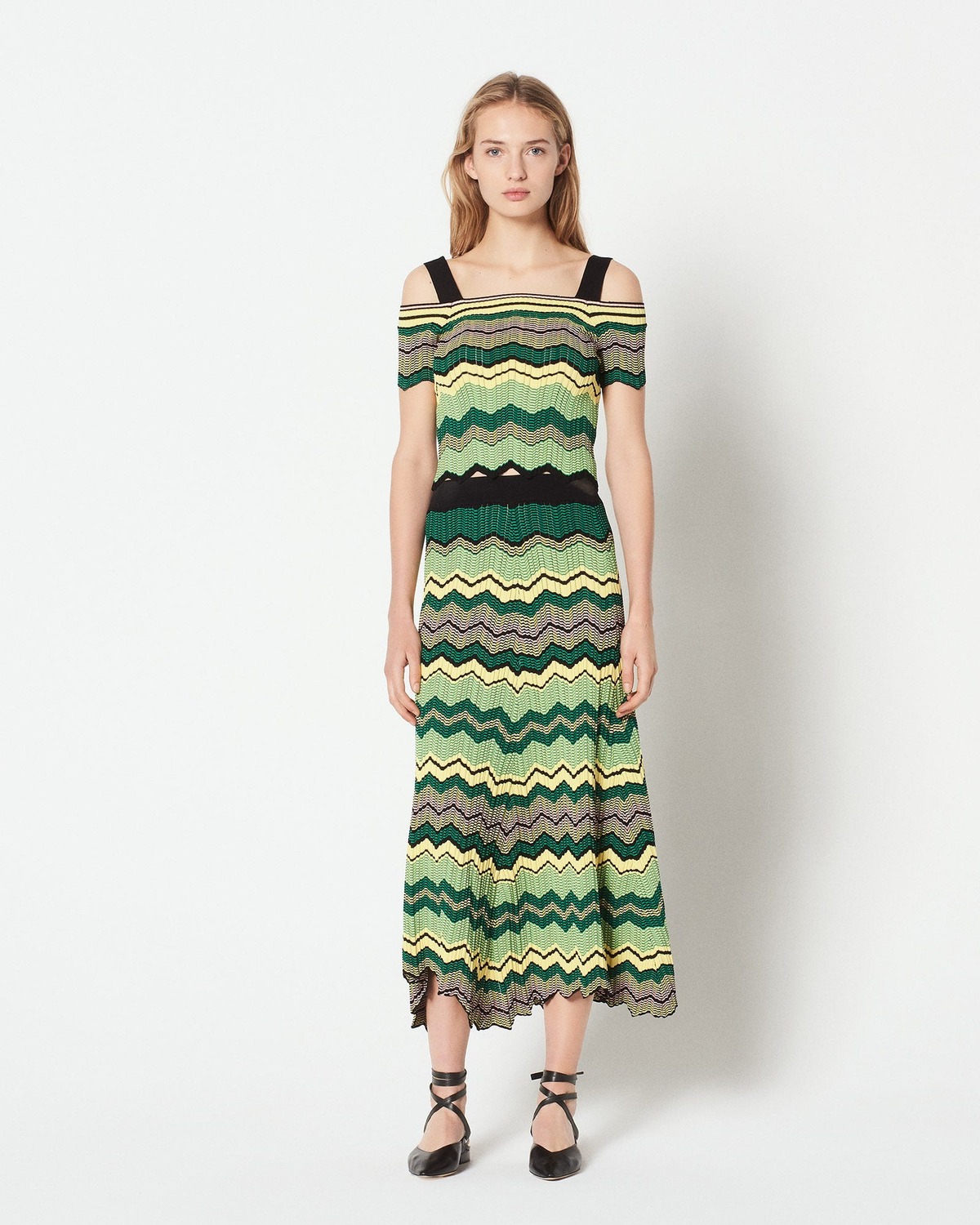 Skirt Green Set, Sandro