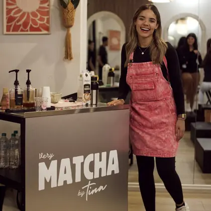 El stand de VeryMatcha en un evento