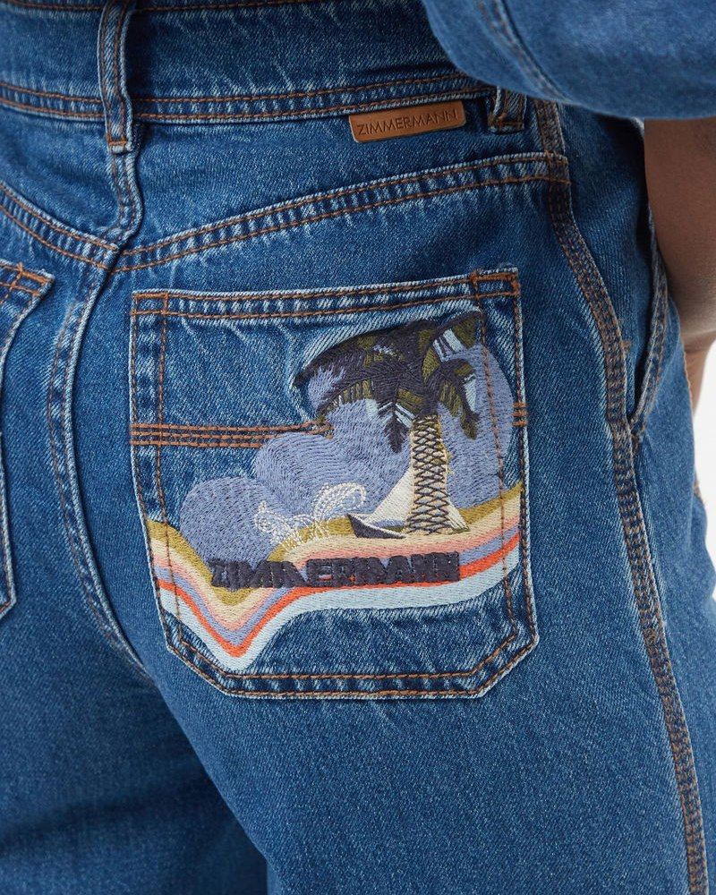 Postcard Kick Flare Jeans de Zimmermann